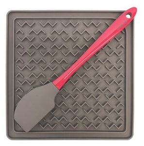 Napperon en silicone avec spatule
