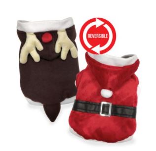 Reversible Sant/Reindeer Sweater - Brandy's Holistic Center & Canine Grooming